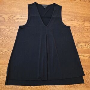 Banana Republic Black Women's Tank Top Size L Dressy Office Wear Business